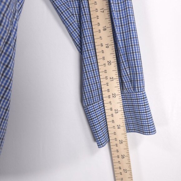 St. Croix‎ ITALY🇮🇹MADE Plaid Button Up Long Sleeve Shirt Size XL - Picture 6 of 8